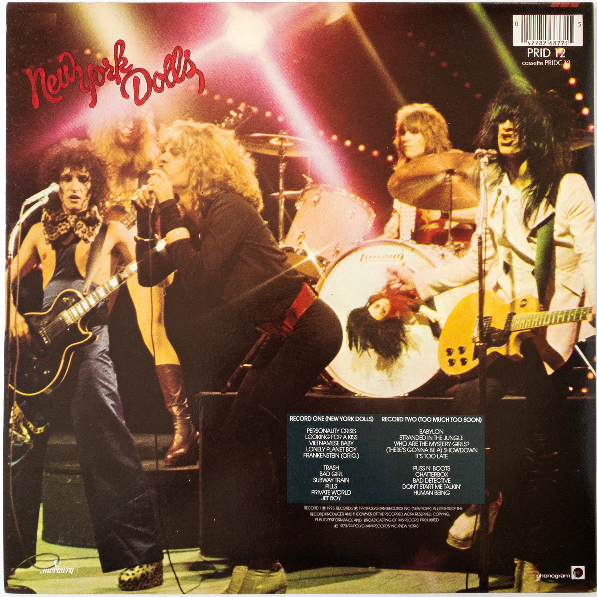 New York Dolls – New York Dolls / Too Much Too Soon 2LP