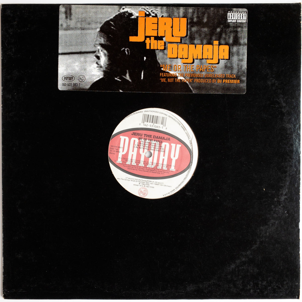 Jeru The Damaja – Me Or The Papes 12"
