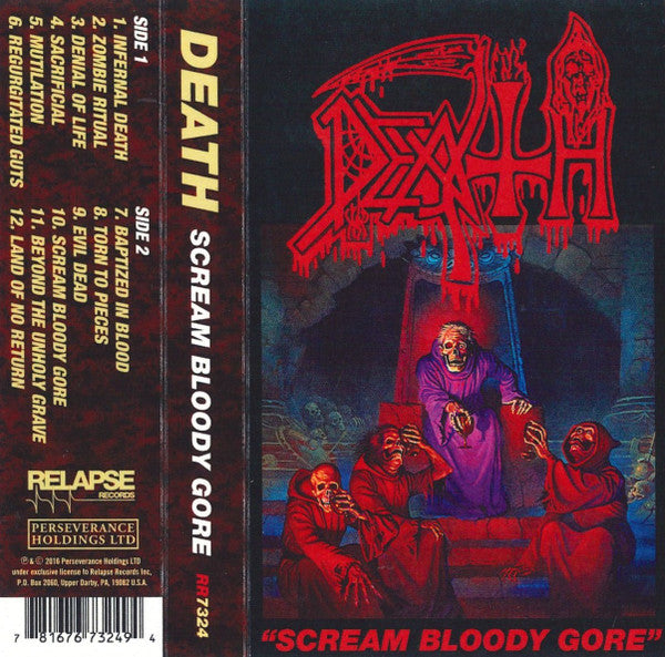 Death - Scream Bloody Gore CS – Repressed Records
