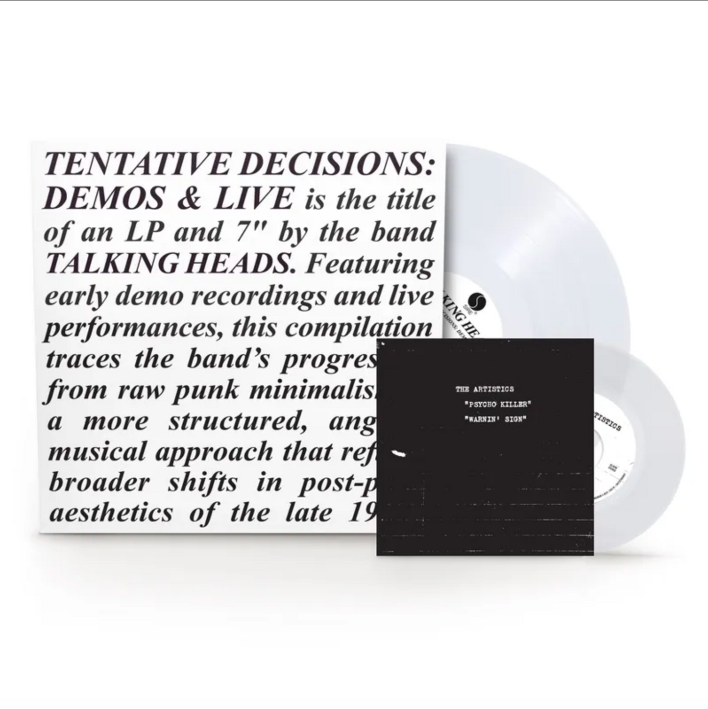 Talking Heads - Tentative Decisions: Demos & Live LP+7"