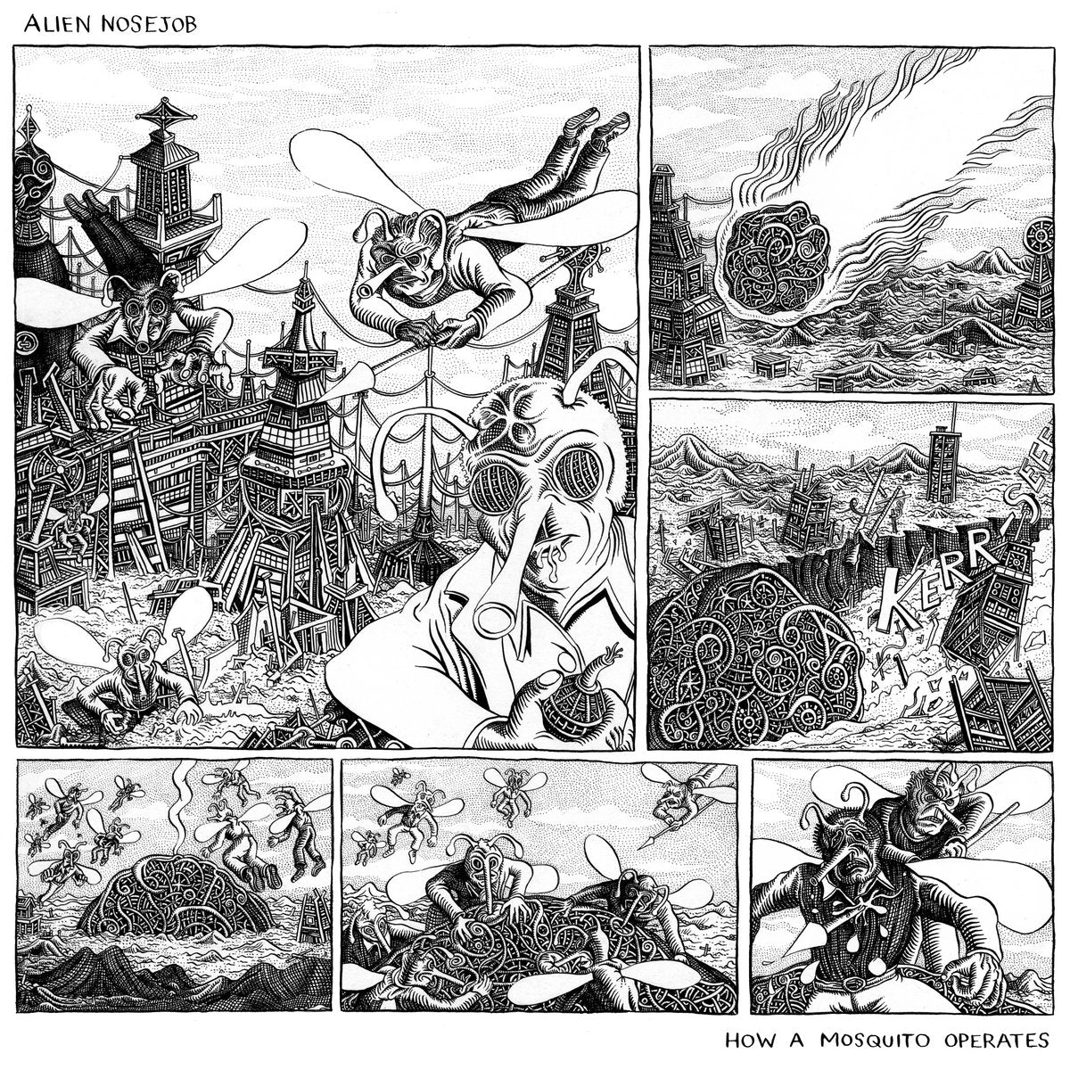 Alien Nosejob - How a Mosquito Operates LP