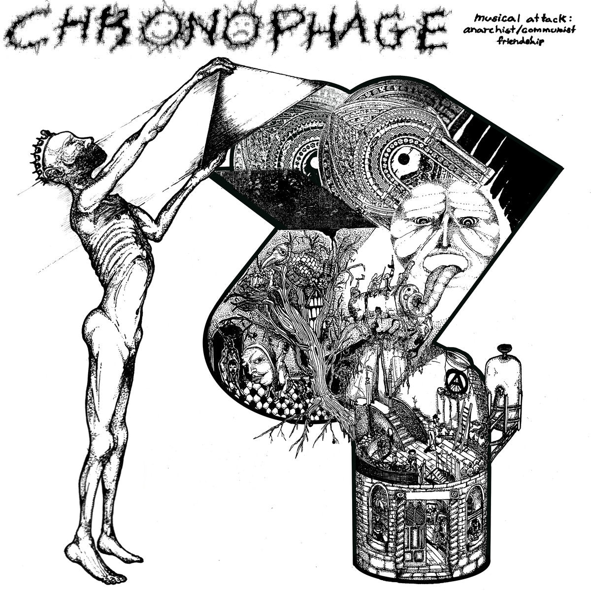 Chronophage - Musical Attack: Communist + Anarchist Friendship 7"