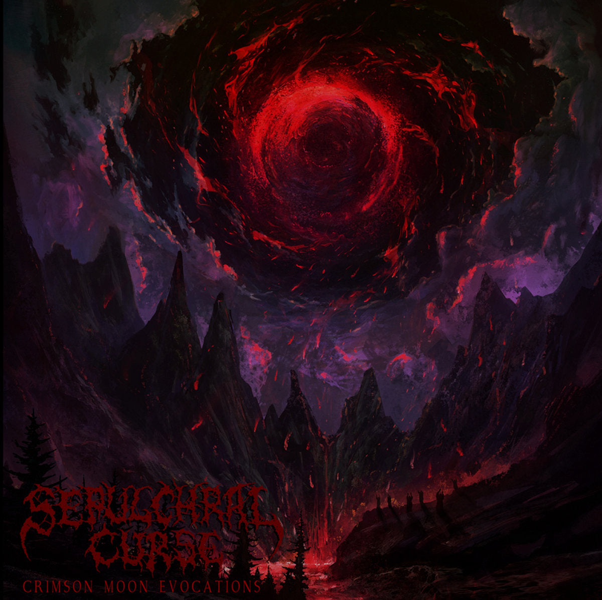 Sepulchral Curse - Crimson Moon Evocations LP