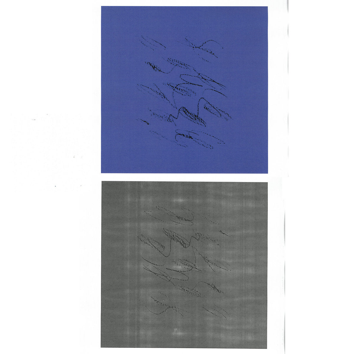 Luke M de Zilva & Bluetung - Bright, Bright Blue / we crossed the atlantic, untitled CS