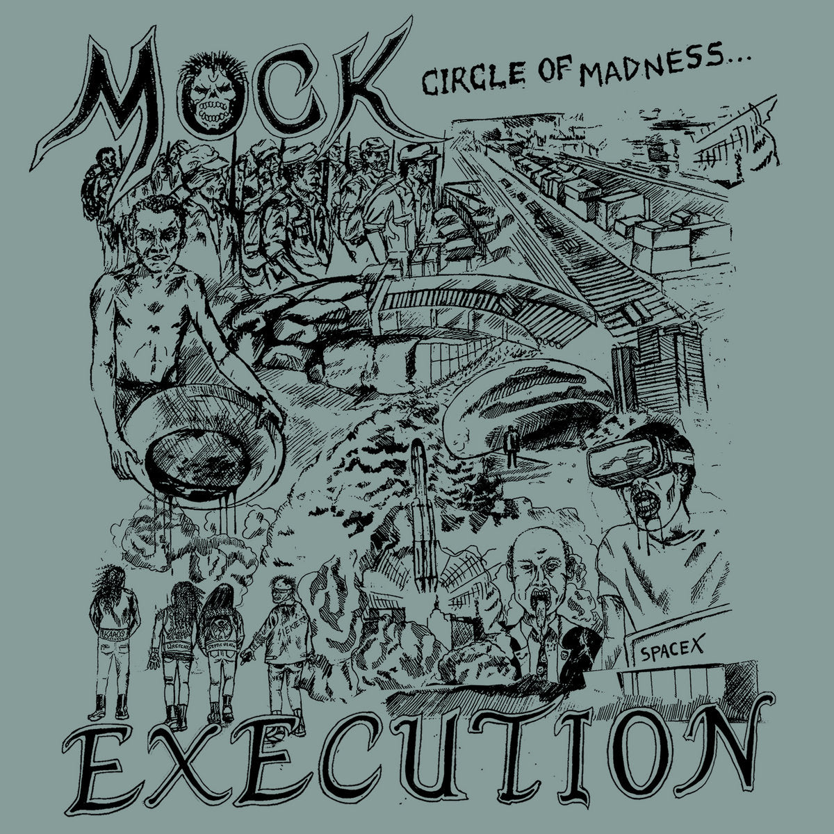 Mock Execution - Circle Of Madness 7"
