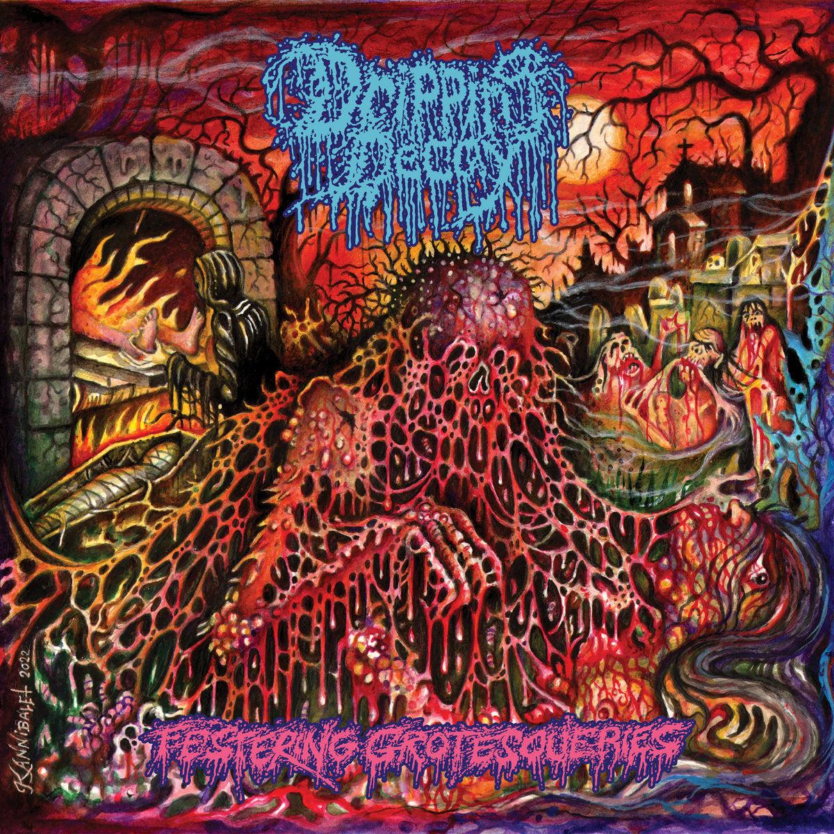 Dripping Decay - Festering Grotesqueries LP