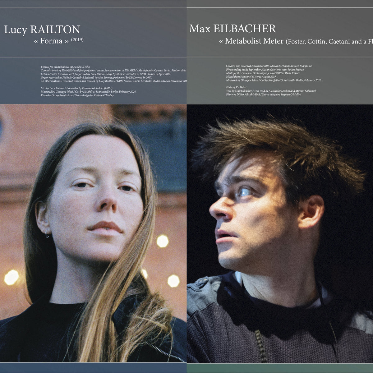 Lucy Railton / Max Eilbacher - Forma / Metabolist Meter (Foster, Cottin, Caetani and a Fly) LP