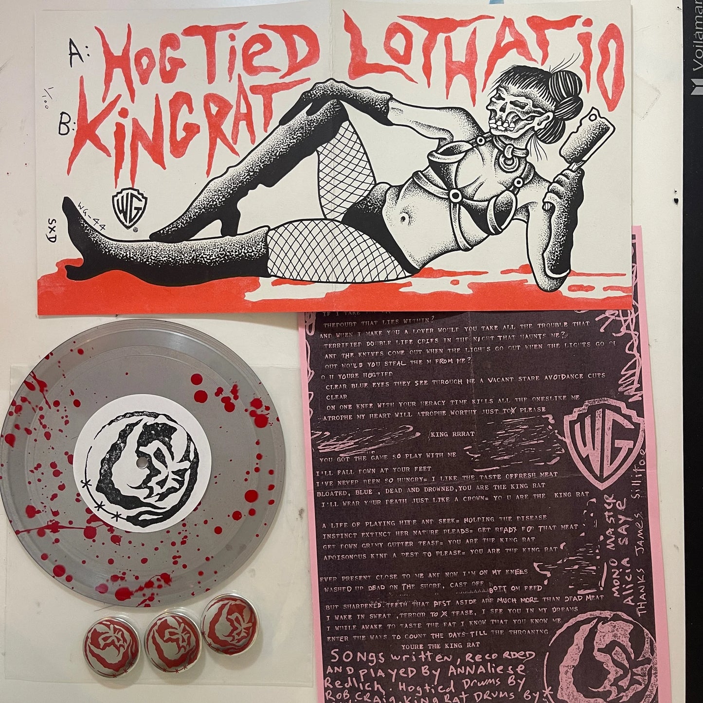 Lothario - Hog Tied / King Rat 7”