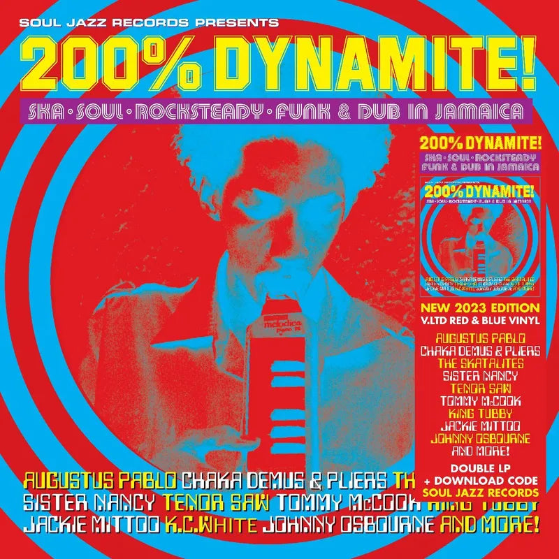 Various - Soul Jazz Records Presents: 200% DYNAMITE! Ska, Soul, Rocksteady, Funk & Dub in Jamaica 2LP