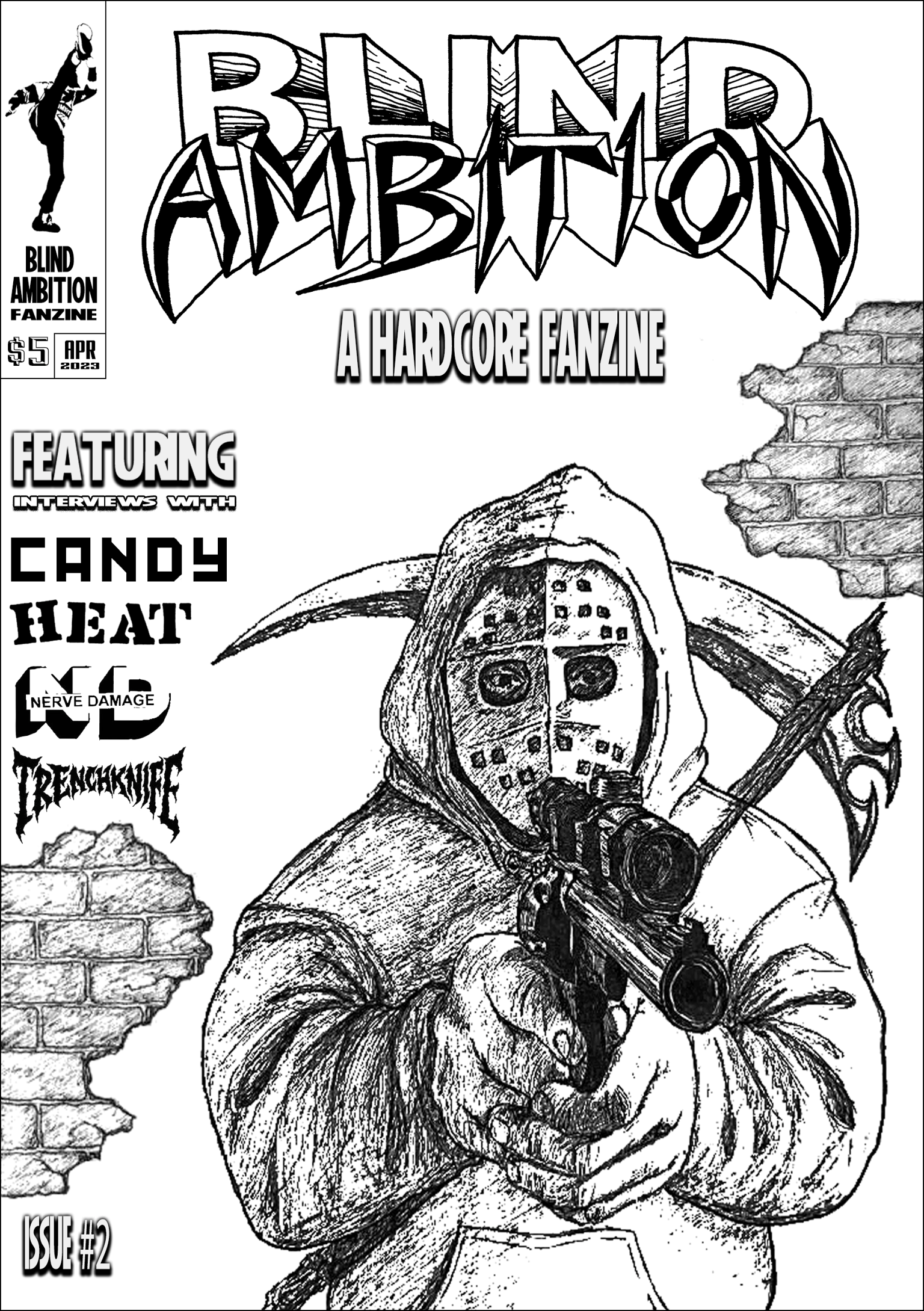 Blind Ambition A Hardcore Fanzine Issue 2 April 2023 Repressed