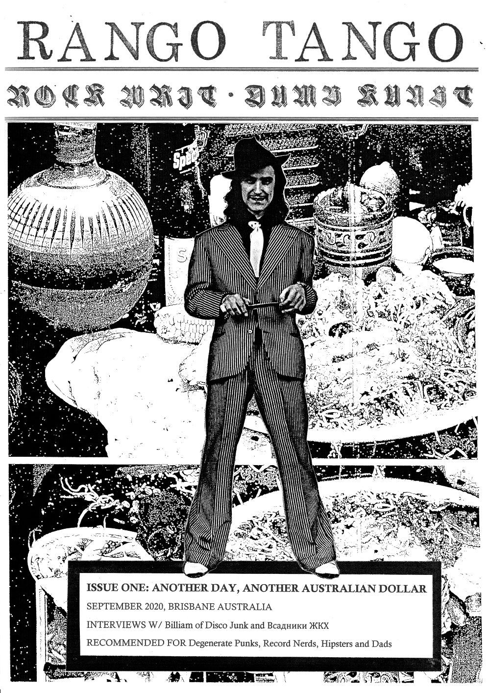 Rango Tango Issue One: Another Day, Another Australian Dollar Zine