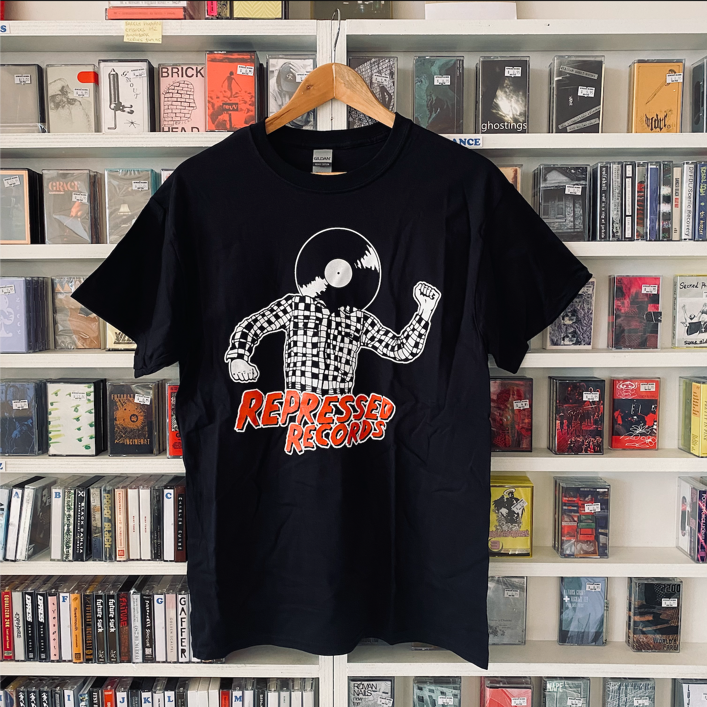 Black Repressed T–Shirt (SMALL SIZE)