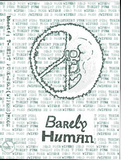 Barely Human Zine: T-SHIRT PUNK - DEAD(WIPERS)MOON Zine + CS