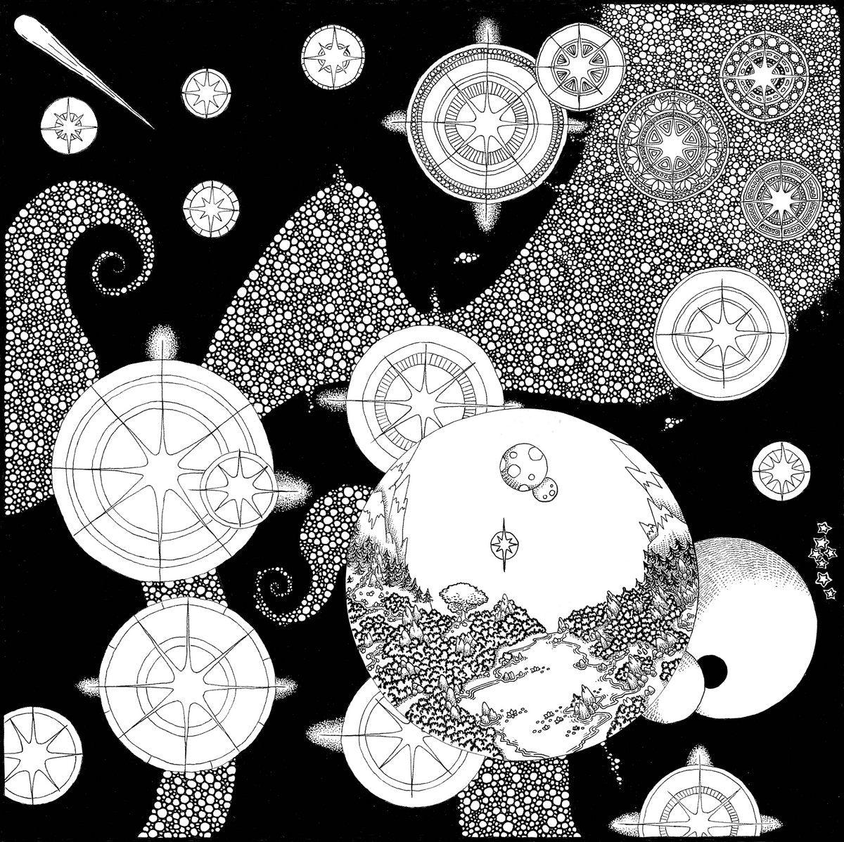Takashi Kokubo & Andrea Esperti - Music For A Cosmic Garden 2LP