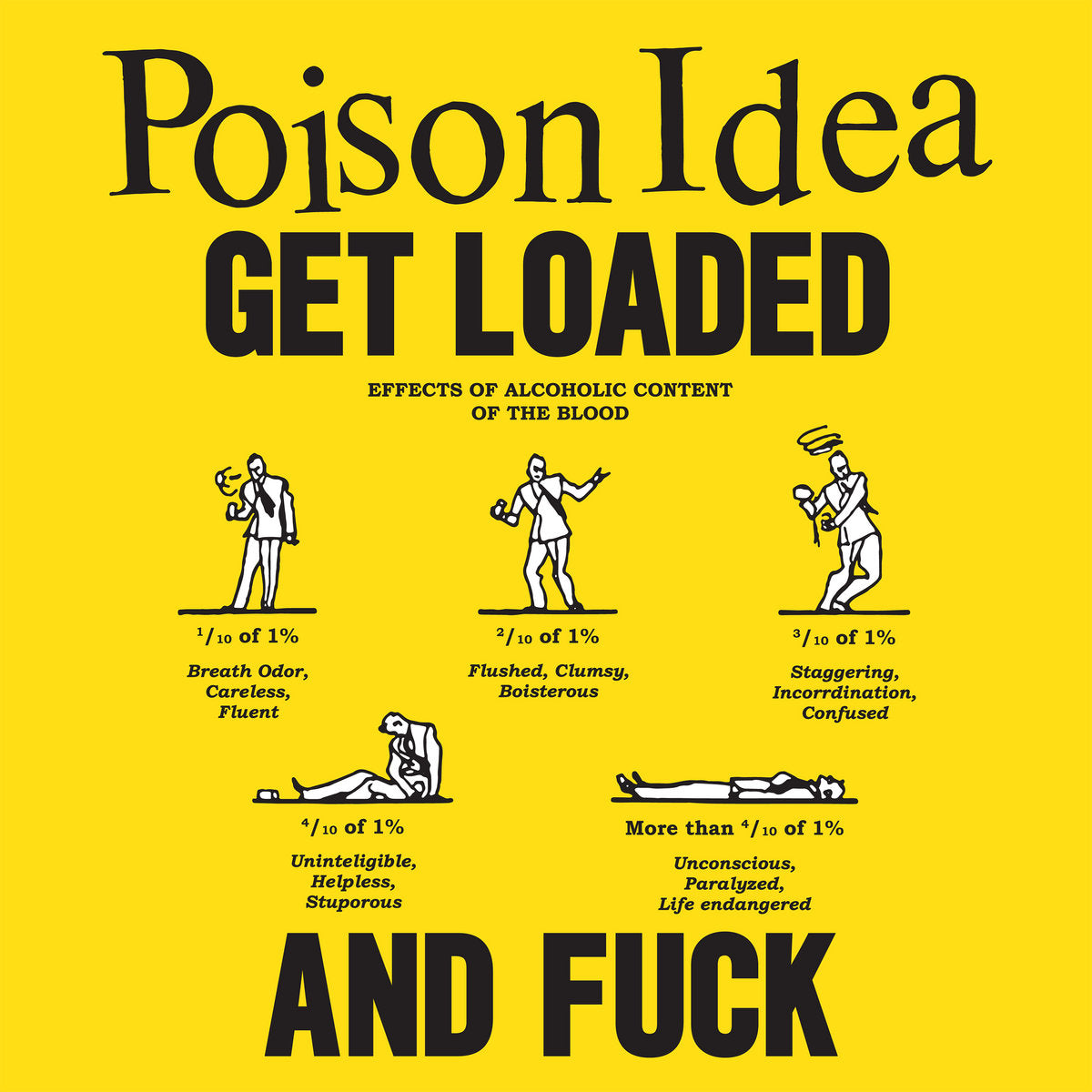 Poison Idea - Get Loaded And Fuck 12"