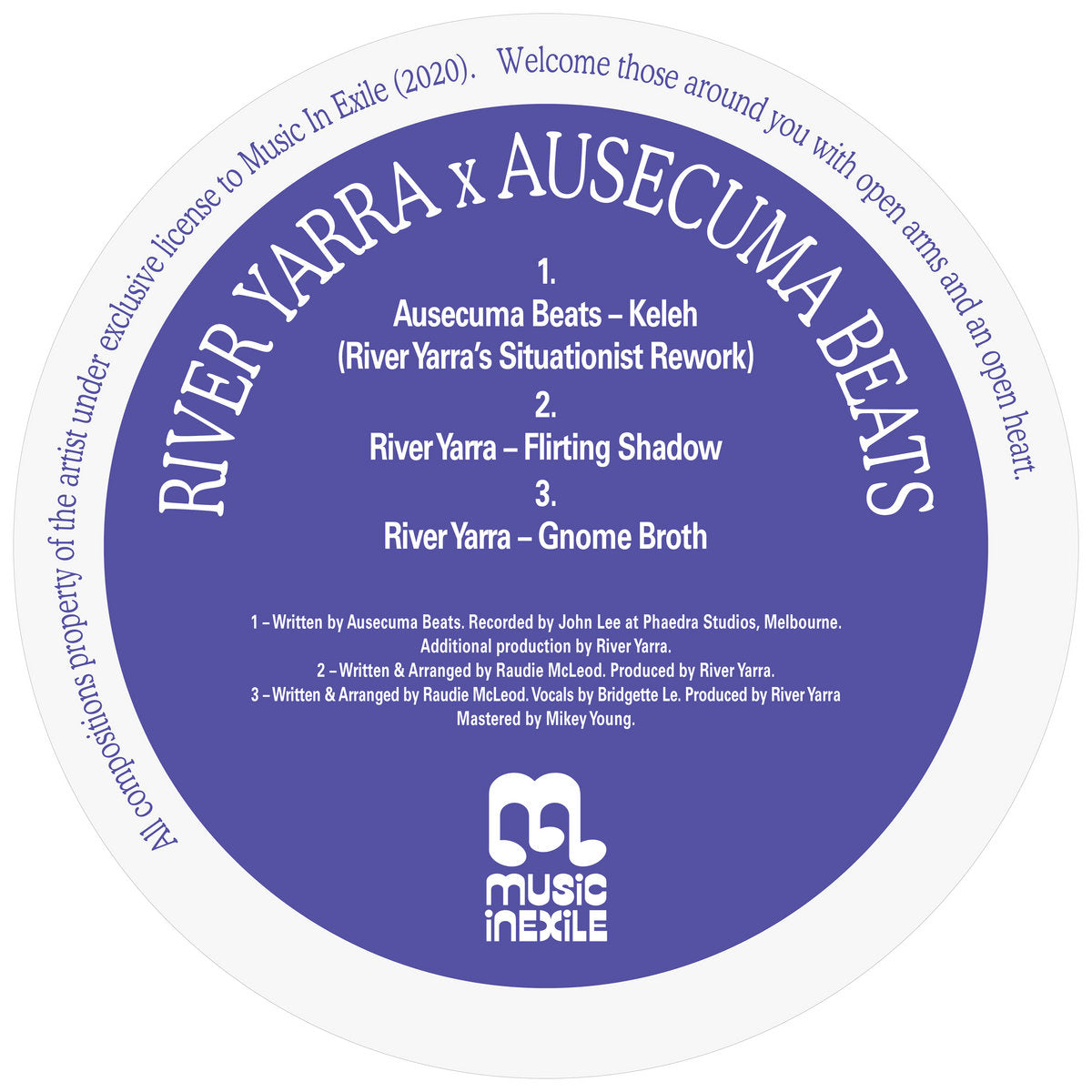 Ausecuma Beats x River Yarra - Keleh (River Yarra's Situationist Rework) 12" EP