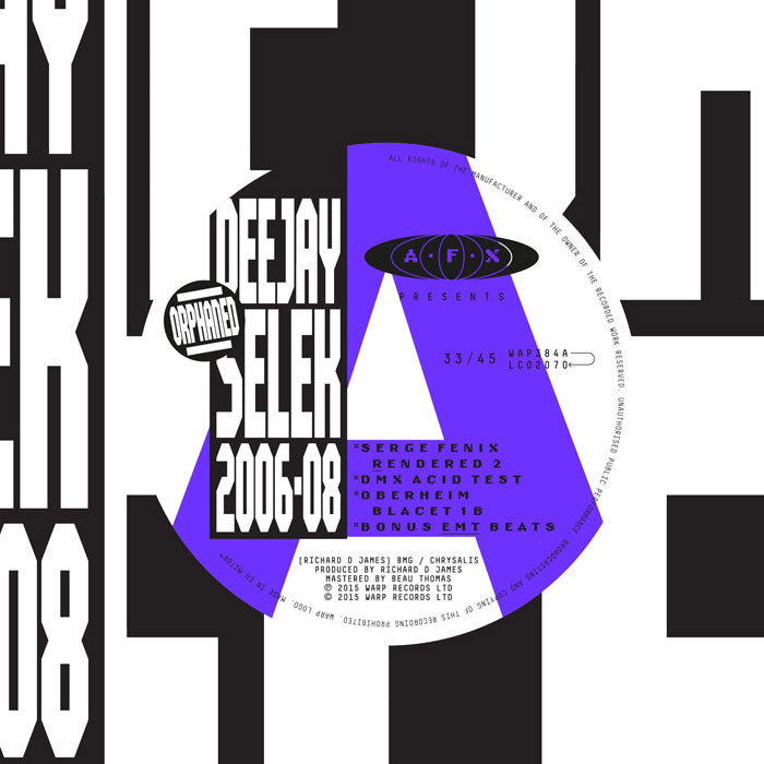 Afx - Orphaned Deejay Selek 2006-2008 12"