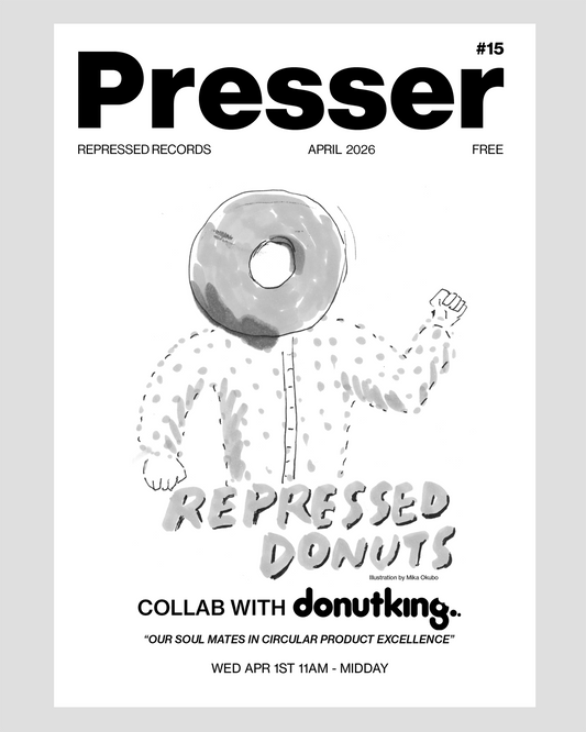 Presser Zine/Newsletter #15 - APRIL 2026 (B+W Print Edition)