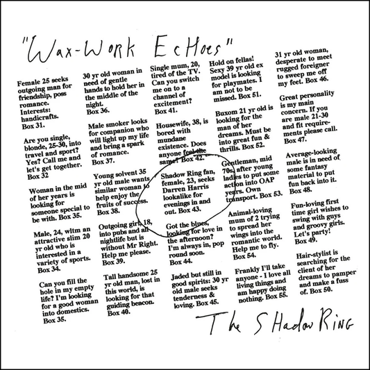 The Shadow Ring - Wax-Work Echoes LP