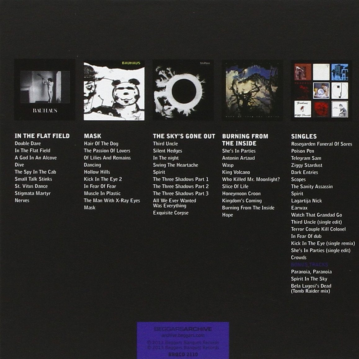 Bauhaus - 5 Albums CD Box Set