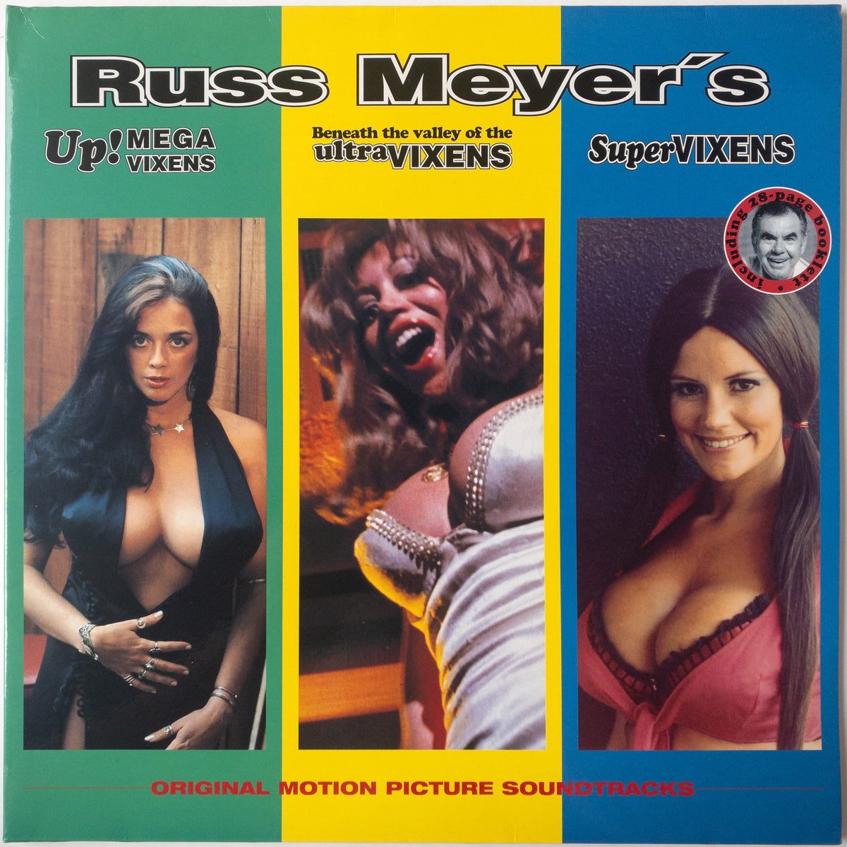 Various – Russ Meyer's Up! Megavixens / Beneath The Valley Of The Ultravixens / Supervixens (Original Motion Picture Soundtracks) LP