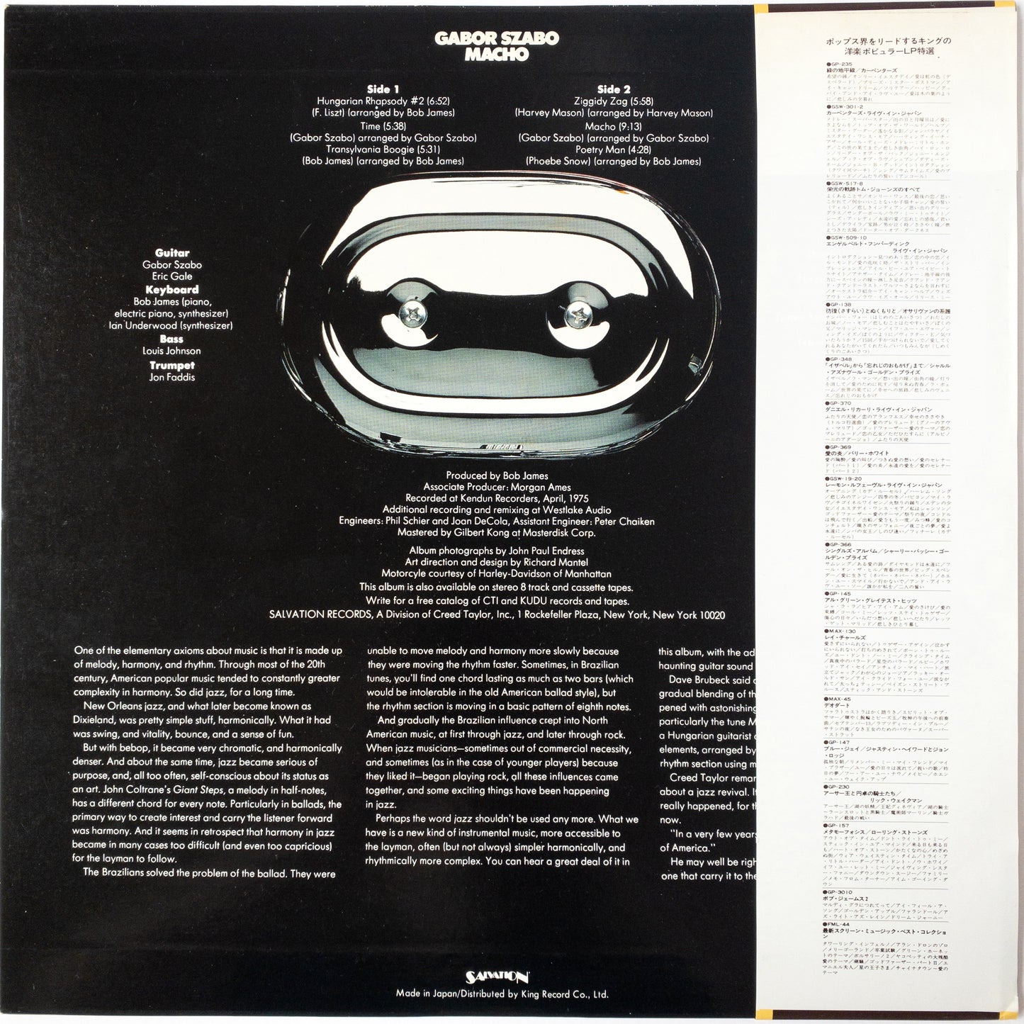 Gabor Szabo – Macho LP