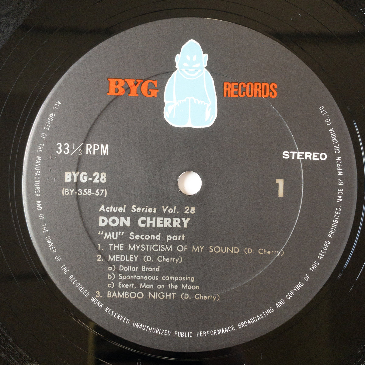 Don Cherry – "Mu" Second Part LP