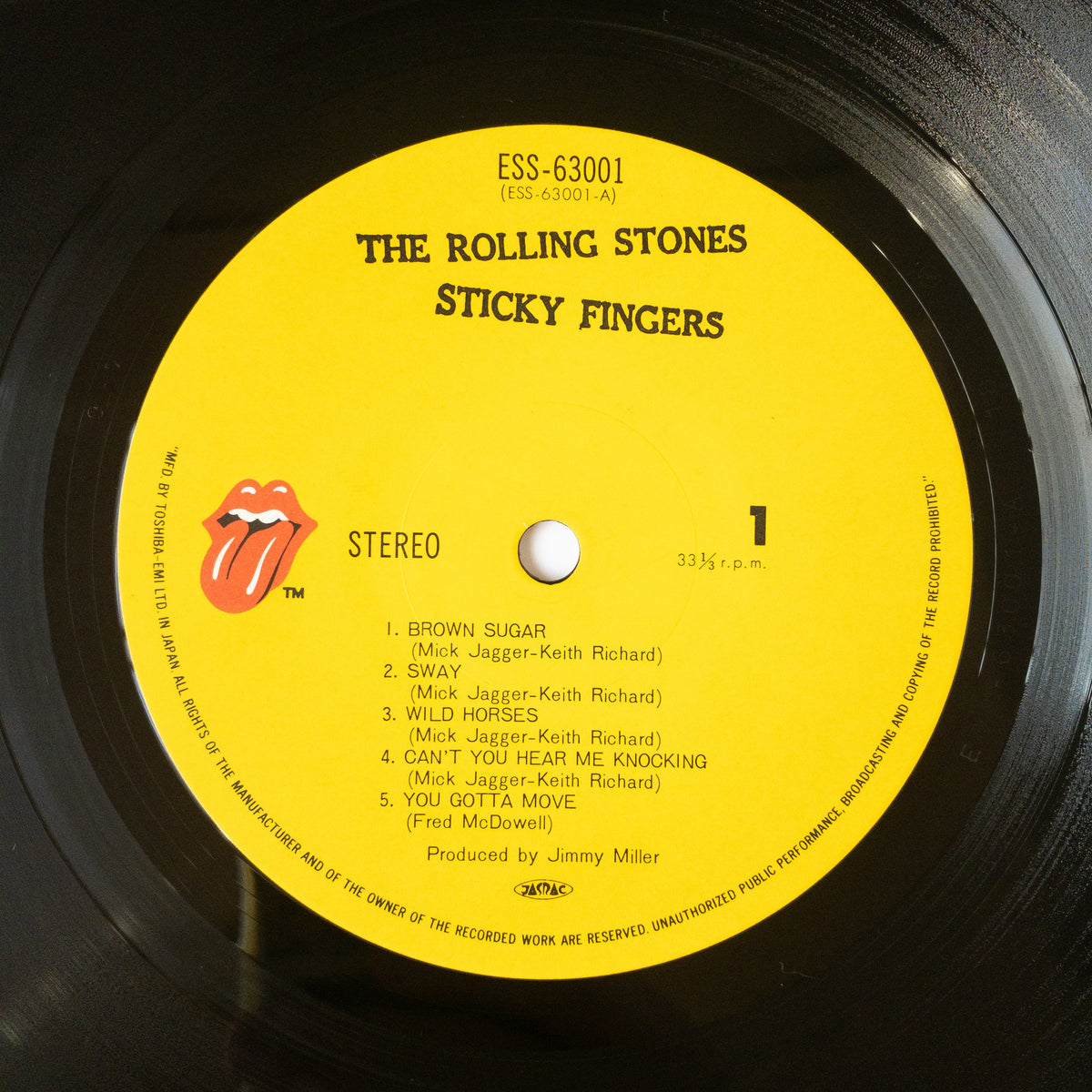 The Rolling Stones – Sticky Fingers LP
