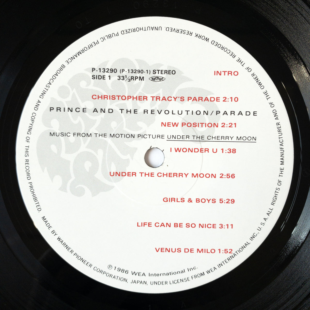 Prince And The Revolution – Parade LP