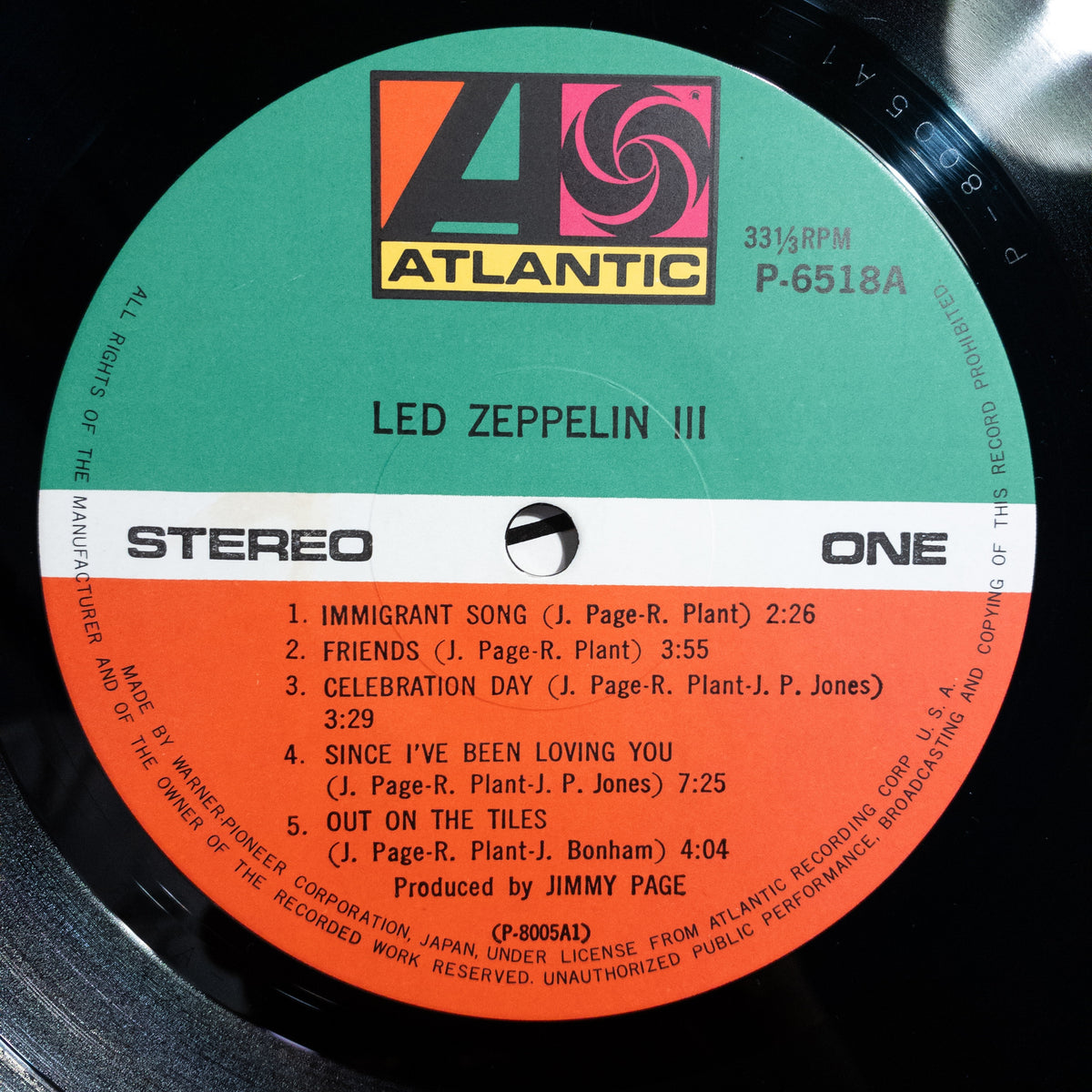 Led Zeppelin – Led Zeppelin III LP