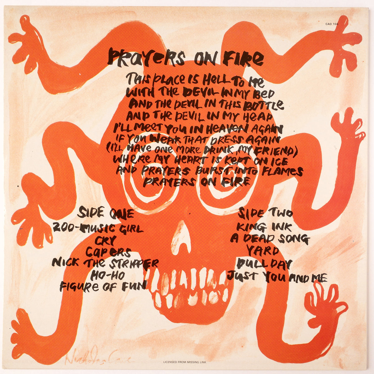The Birthday Party – Prayers On Fire LP
