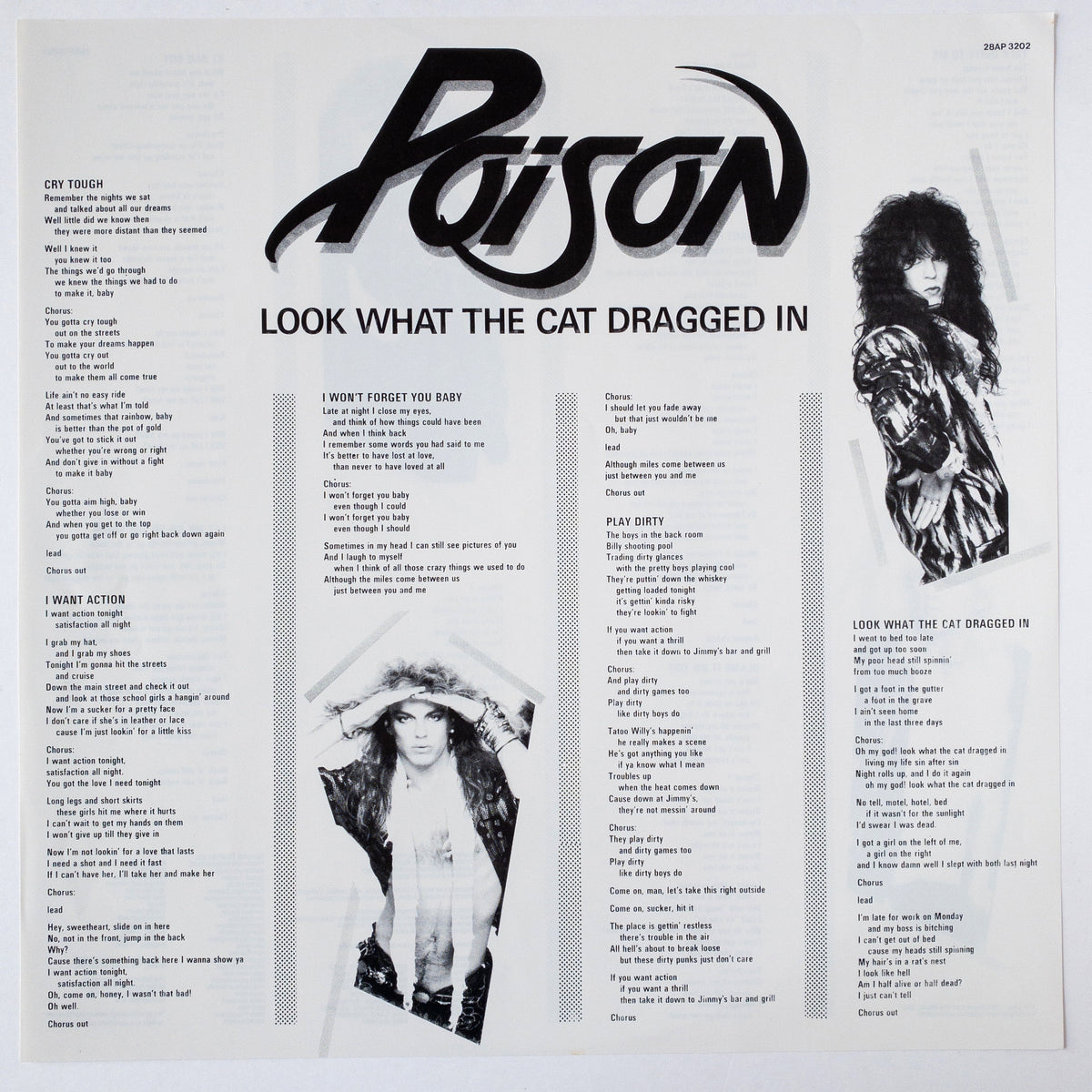Poison – Look What The Cat Dragged In LP