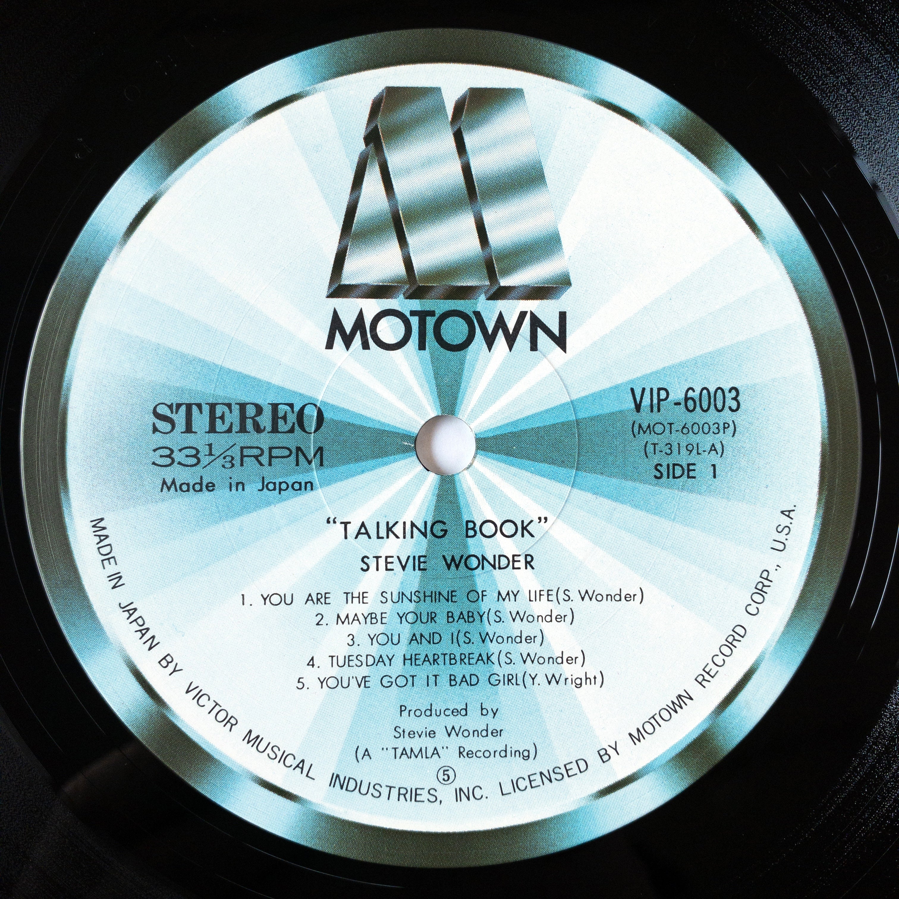 Stevie Wonder – Talking Book LP – Repressed Records