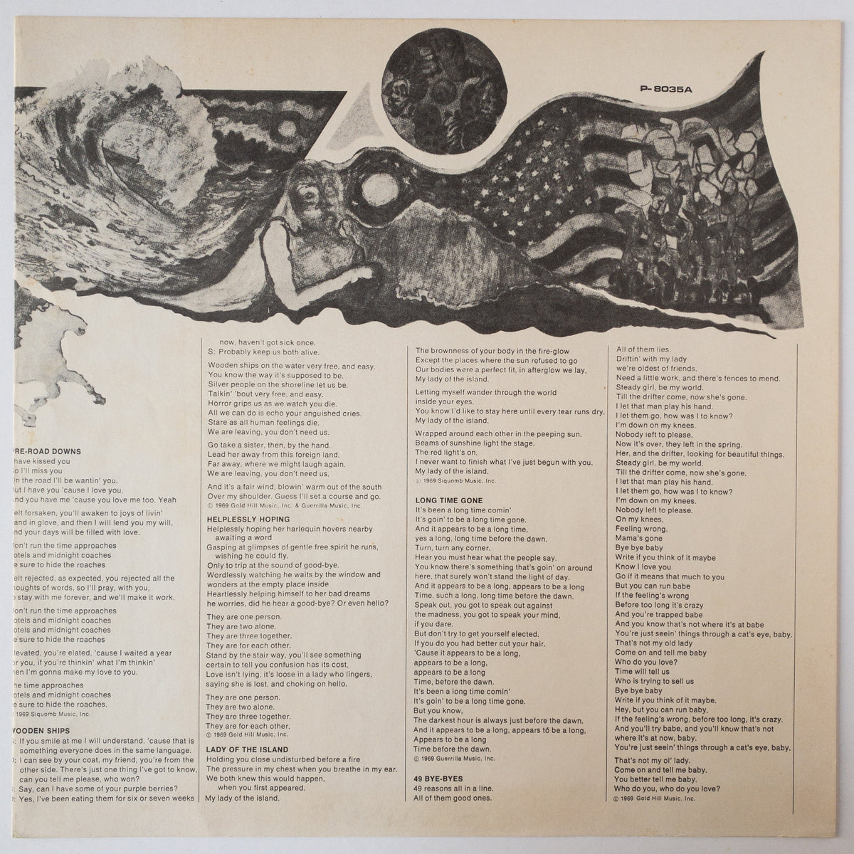 Crosby, Stills & Nash – Crosby, Stills & Nash LP