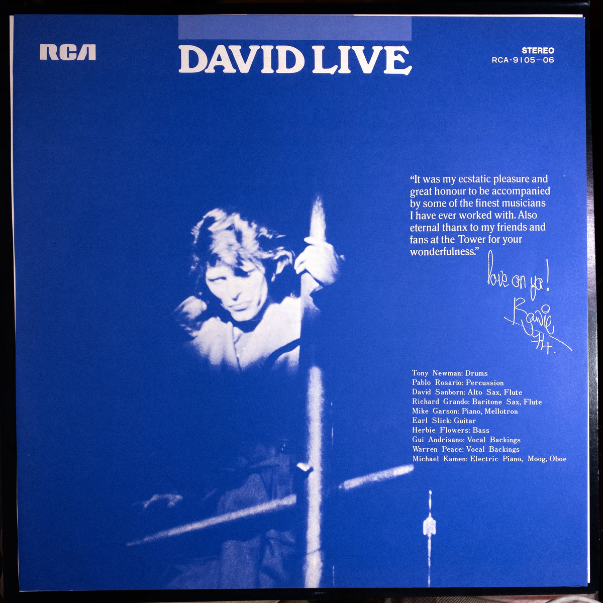 David Bowie – David Live 2LP