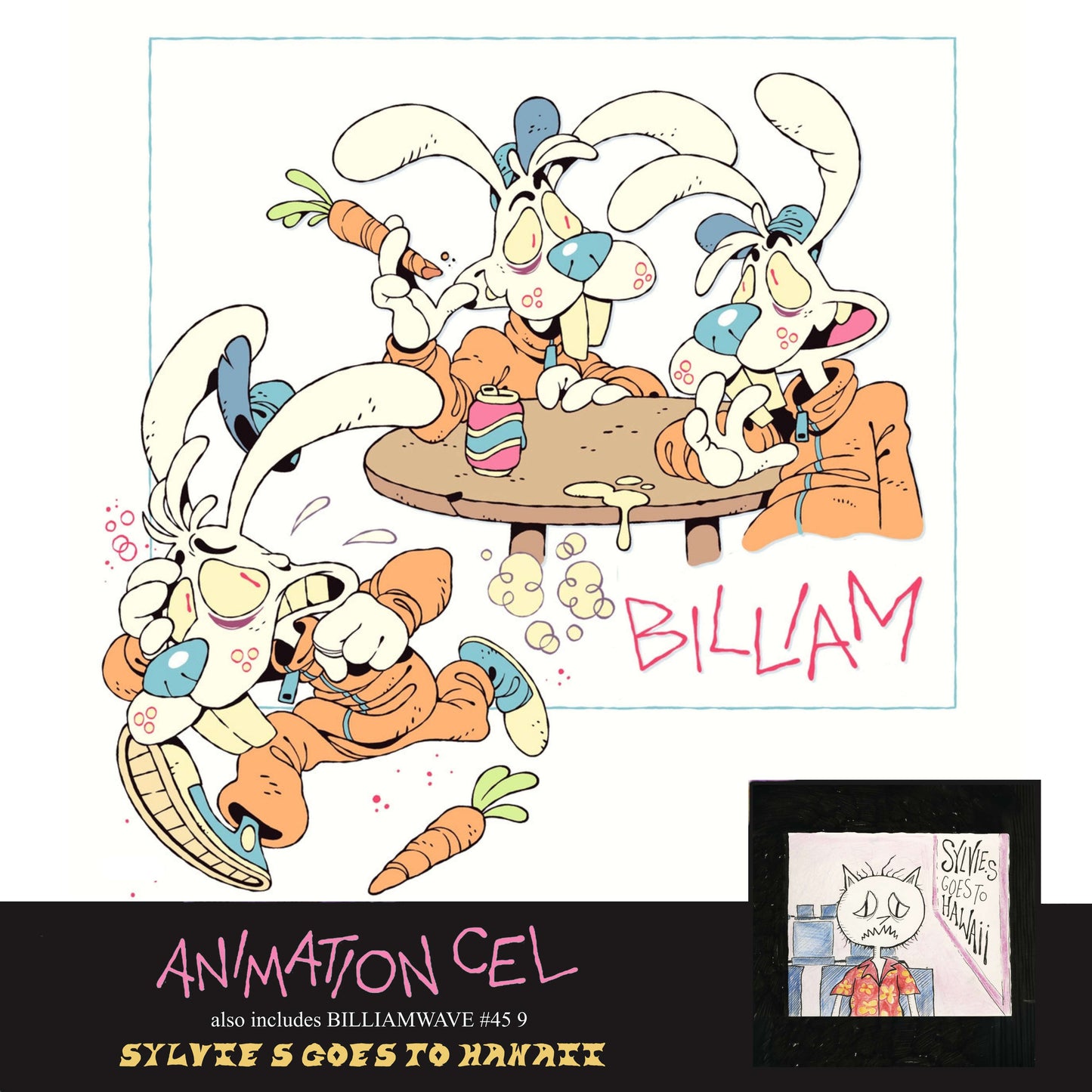Billiam - Animation Cel + Sylvie S Goes To Hawaii CD