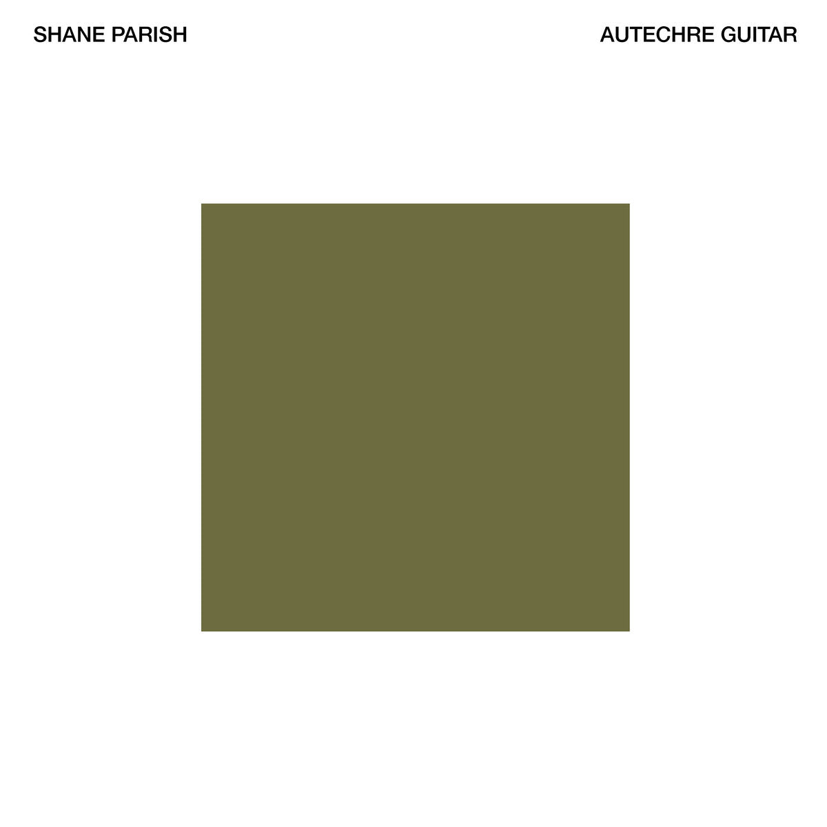 Shane Parish - Autechre Guitar CD