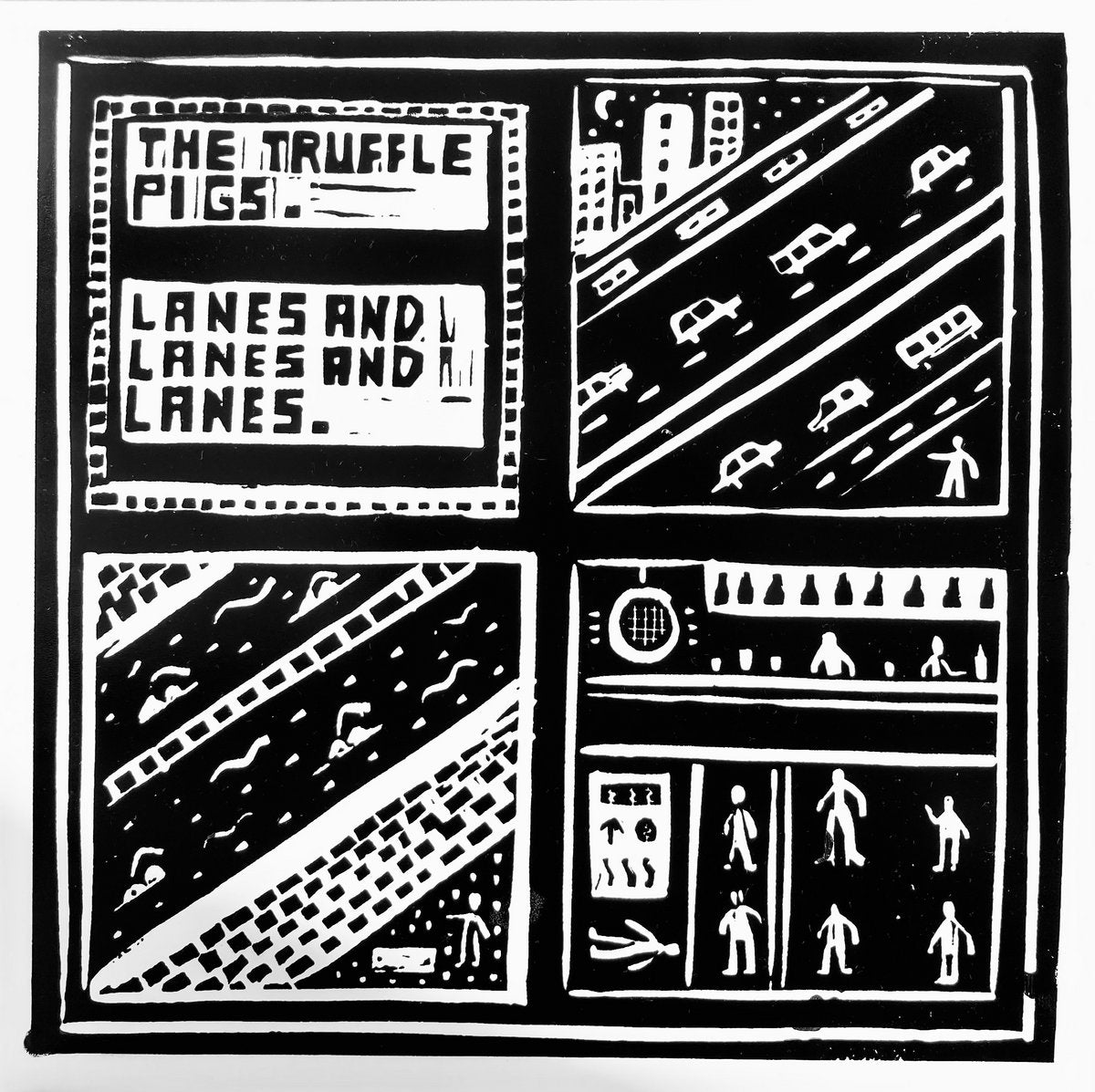 The Truffle Pigs - Lanes and lanes and lanes LP