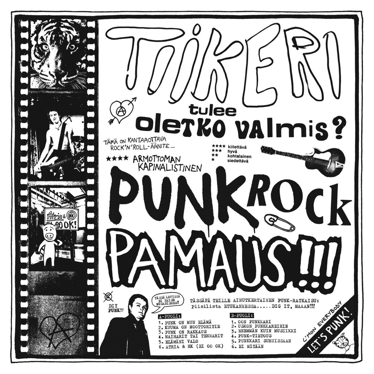 Tiikeri - Punk rock pamaus!!! LP