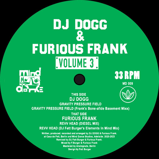 DJ Dogg & Furious Frank - Volume 3 12"