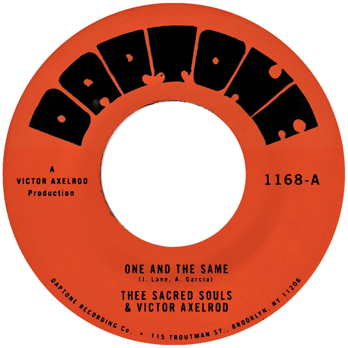 Thee Sacred Souls  & Victor Axelrod - One and the Same 7"