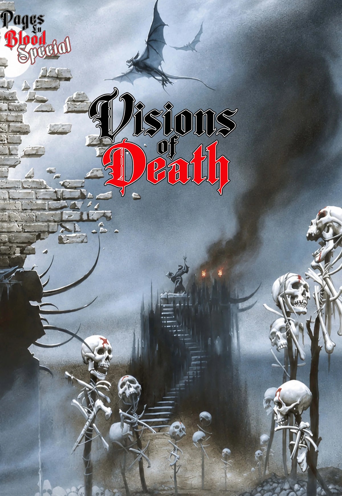 VISIONS OF DEATH - A Pages in Blood Poster Special Zine