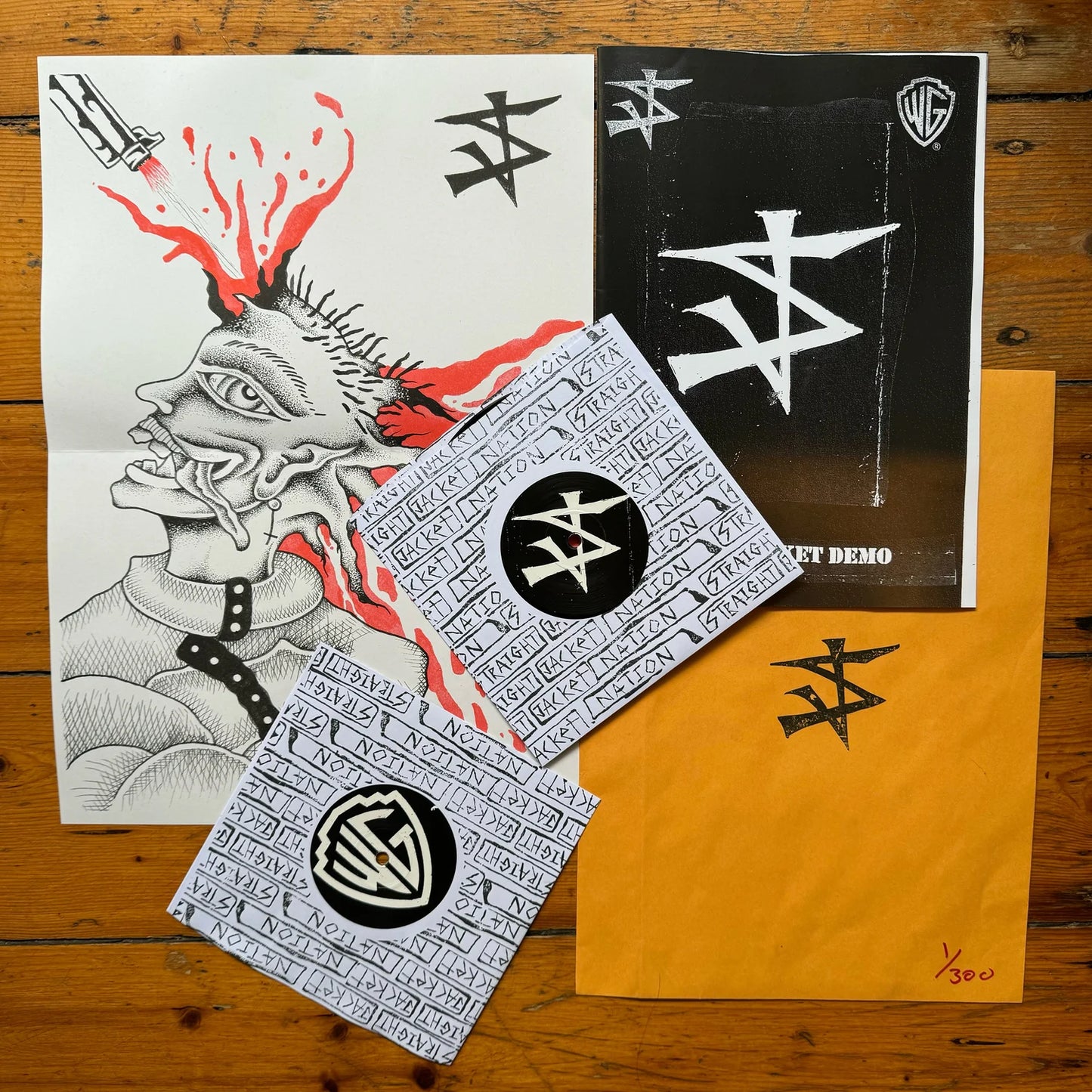 Straightjacket Nation - 2004 demo 7” & fanzine