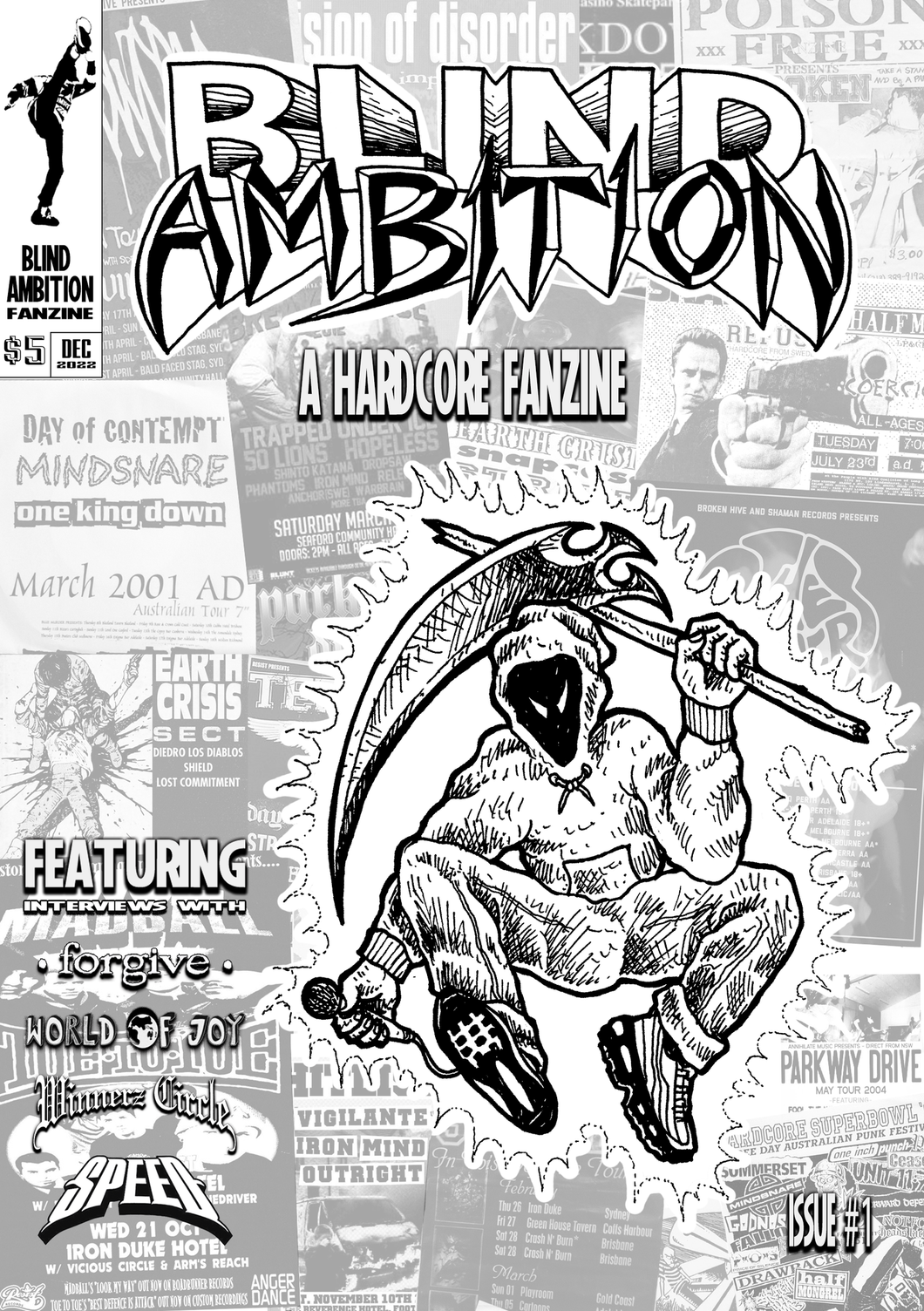 Blind Ambition: A Hardcore Fanzine Issue #1 (Dec 2022)