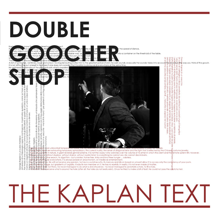 Double Goocher Shop - The Kaplan Text LP (One sided)