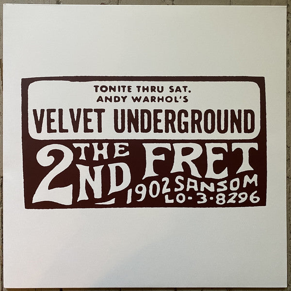 Velvet Underground - Live At The 2nd Fret, January 1970 LP