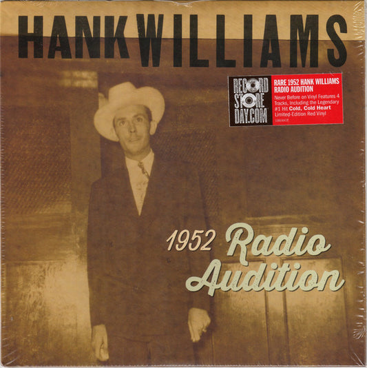 Hank Williams - 1952 Radio Auditions 7"