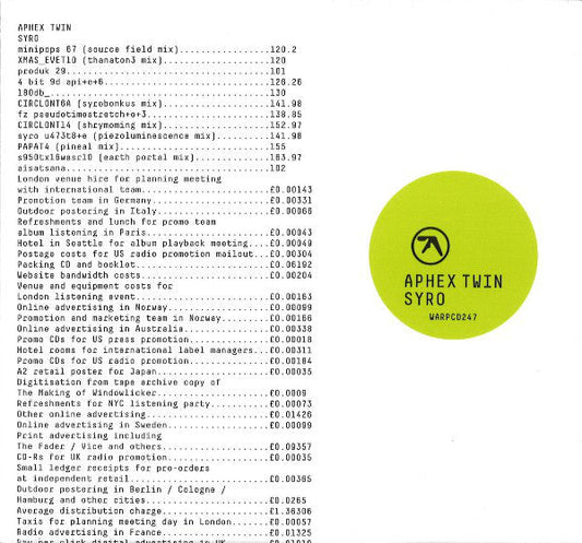 Aphex Twin - Syro CD