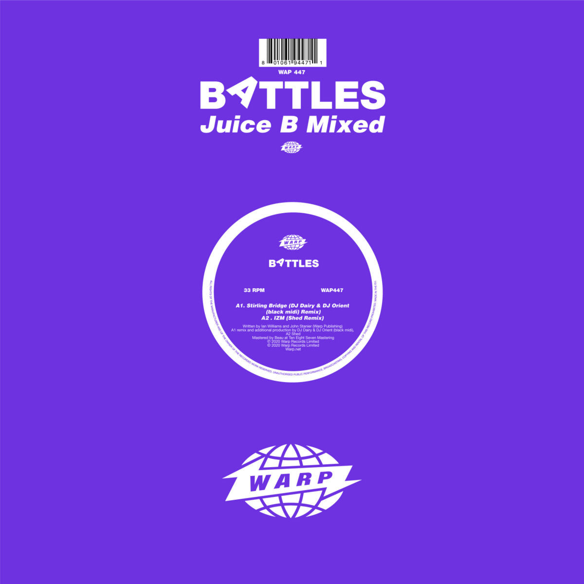 Battles - Juice B Mixed 12''