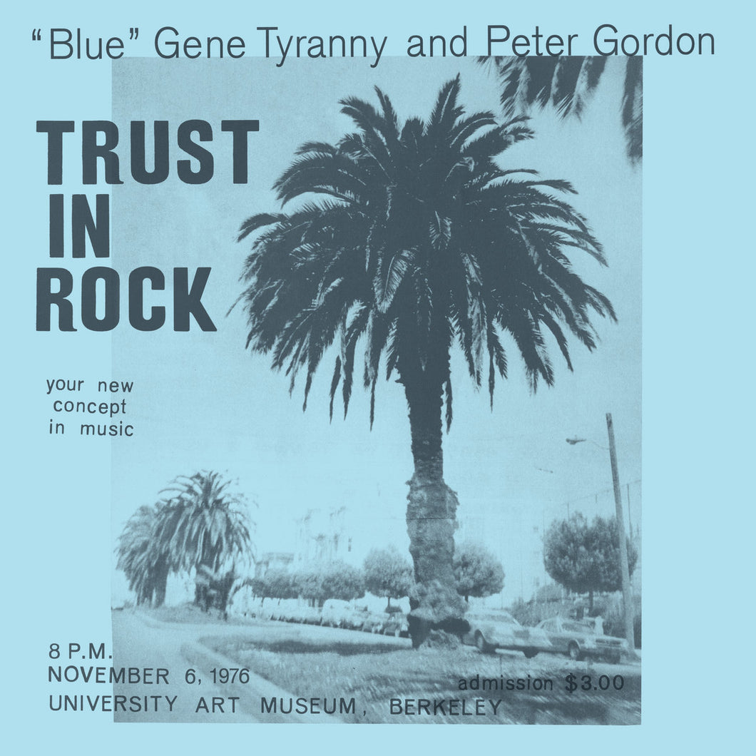 Blue Gene Tyranny & Peter Gordon - Trust In Rock 3LP